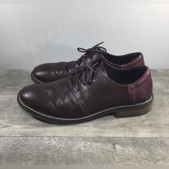 NAOT CHIEF 80024 SMM BROWN & BORDEAUX BURGUNDY MEN\'S DRESS SHOES Size 12-12.5 main image 8